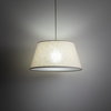 Lampa wisząca stożek z lnu FORMO SABIA LEN 1xE27 Tk Lighting 11317