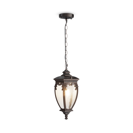 Lampa wisząca do ogrody w stylu klasycznym 1xE27 Fleur O414PL-01BZ Maytoni