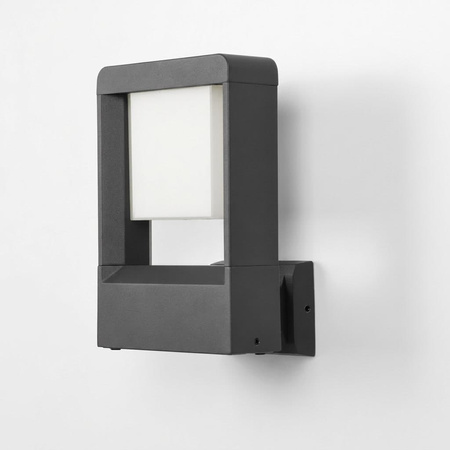 Ciemnoszary kinkiet ogrodowy LED IP54 MILANO GREY Kaja Lighting  K-8263
