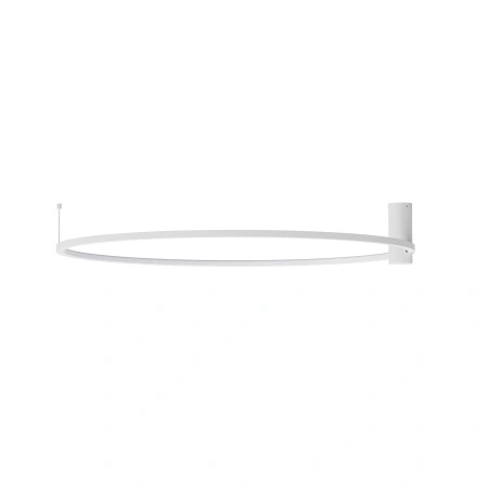 Lampa sufitowa biały okrąg 60cm IP44 Ringa M LED CL0112-M-WH Yaskr