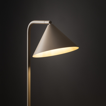 Lampa stojąca ze stożkowym metalowym kloszem w kolorze sabia 1xE14 CONO SABIA Tk Lighting 16204