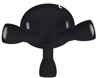 PICARDO LAMPA SUFITOWA PLAFON 3X40W E14 CZARNY MATOWY Candellux 98-50793