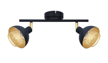 Lampa sufitowa SAVIO Italux SPL-27357-2-BK-GD