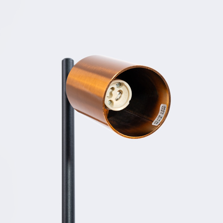 Lampa biurkowa WINX czarny/miedź Sollux SL.1381