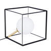 LAMPA STOŁOWA WEERT 1 CZARNY ZŁOTY 20x20x20 Candellux 50501049