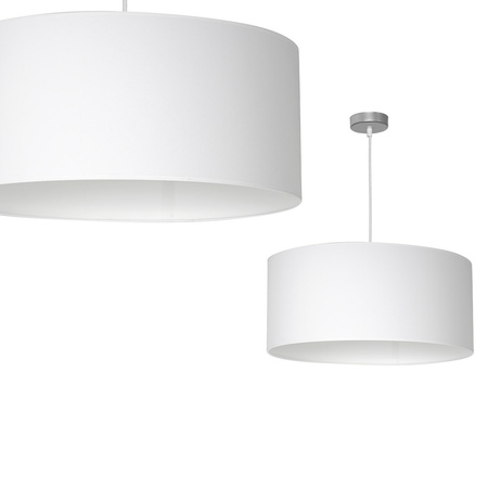 Lampa wisząca Casino biały abażur 50cm 1xE27 Milagro ML6374