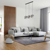 Lampa wisząca listwa trzy skośne abażurki ELBRUS LINEN 3xE27 Tk Lighting 10868