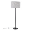 Lampa podłogowa z abażurem 50cm VELLUM BLACK 1XE27 Tk Lighting 16166