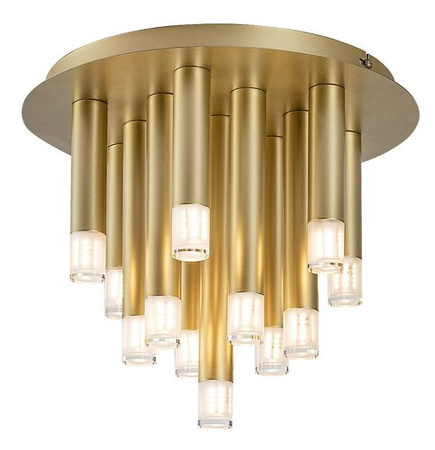 Złota lampa sufitowa okrągła trzynaście tub G9x13 Ramira Rabalux 71355