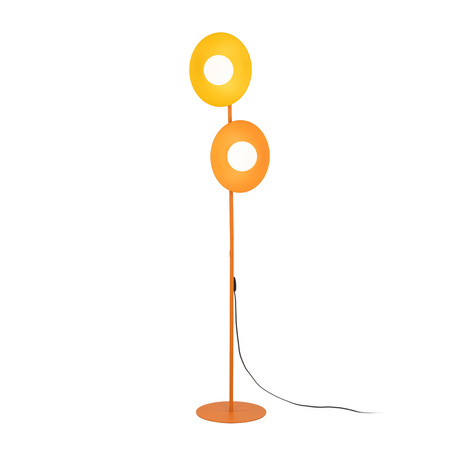Kolorowa metalowa lampa podłogowa ze szklanymi kulkami 2xG9 SLATE MIX Tk Lighting 16137