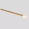 Lampa wisząca cienka złota tuba do łazienki Elin 1xLED 3000K IP44 PL0123-GD Yaskr