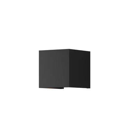 Czarna kostka elewacyjna 10cm LED 3000K Fulton O572WL-L6B Maytoni