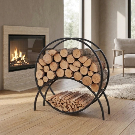 Stojak na drewno na nóżkach KS-21 STOJAK WOOD RING M z serii KAJA HOME