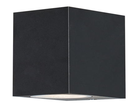 Kinkiet ogrodowy HARMONIA czarny GU10 Zuma Line SJ20211-1W - nowoczesny kinkiet zewnętrzny