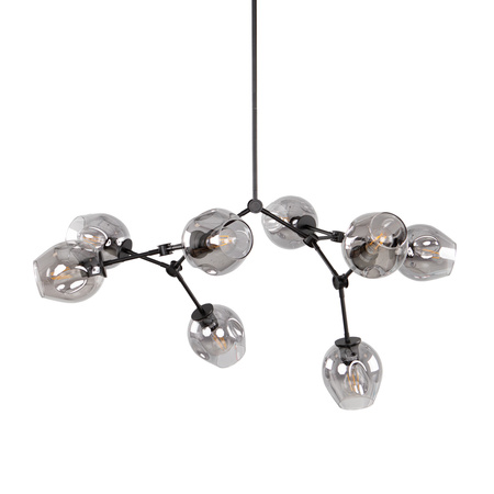 Lampa wisząca Ferral 8xE27 Italux PND-75075-8-BK-SG