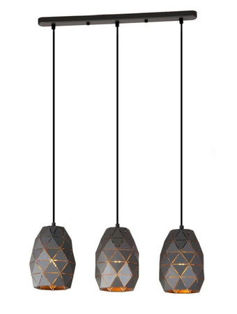 Lampa wisząca HARLEY Italux MDM-3480/3 GR+GD