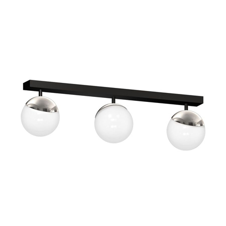 Lampa sufitowa SFERA BLACK/CHROME 3xE14 Milagro MLP8873