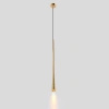 Złota smukła lampa wisząca Elysia LED 3000K PL0121-GD Yaskr