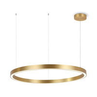 Lampa wisząca Midway złota duży okrąg 80cm LED 3000K Light Prestige LP-033/1P L GD