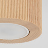 Oprawa sufitowa ryflowana drewniana tuba EVE CORTE WOOD 1xGU10 Tk Lighting 11442