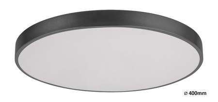 Lampa sufitowa plafon czarny TESIA LED Rabalux 3314