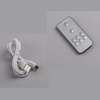 Szary dekoracyjny bezprzewodowy kinkiet ścienny 25cm ładowany USB AKKU-PUNTUA Paul Neuhaus 8153-15