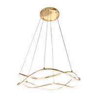 Lampa wisząca Twist złota LED CCT Light Prestige LP-1982/1P GD
