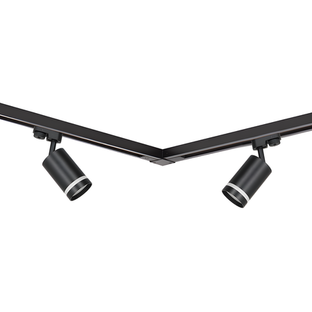 Zestaw Szynoprzewód 4xPipe Ring GU10 + Prowadnica 2x1m + Złączki - Czarny Milagro ML1687