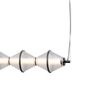 Lampa wisząca Fuente czarna LED 3000K Italux PND-34395-5-BK