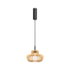 Lampa wisząca drewniana 26,5cm LED Namiki Maytoni MOD465PL-L12BK2