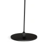 Czarna lampa stojąca z panelem LED w kolorze różowe złoto Solenia dotykowa 1xLED FL0104 Yaskr