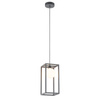 Lampa wisząca Daisy industrialna ramka w kolorze szarym Italux MD-BR4367-D1 GR