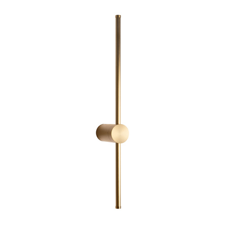 Złoty pionowy kinkiet 60cm podświetlający ściane Spirit LED 3000K Maxlight W0414