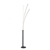 Lampa podłogowa czarna MAJA LED Leuchten Direkt 15383-18