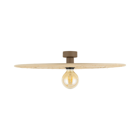 Okrągła lampa sufitowa z rafii o średnicy 60cm CALMA SABIA RAFIA 1XE27 Tk Lighting 11351