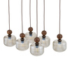 Lampa wisząca BALLO ORZECH 6XE14 TK Lighting 11840