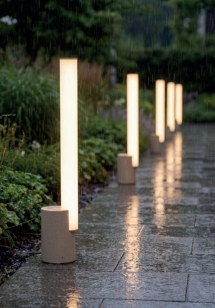 Lampa ogrodowa SIGUR FLOOR 46 IP54 3000K BEIGE Azzardo AZ7114