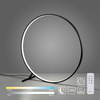 Lampa podłogowa duży czarny okrąg 100cm LED HULA Paul Neuhaus 320-18 sterowana pilotem