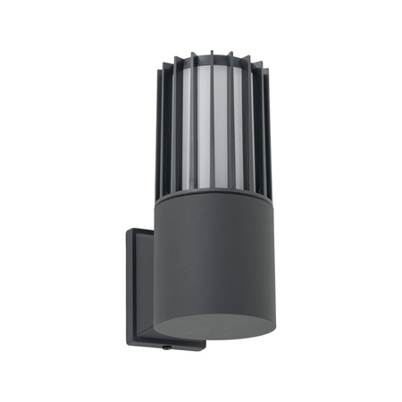 Szary kinkiet jednokierunkowy na elewacje 1xE27 RIBO GRAY Tk Lighting 11506