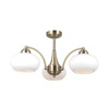 Trzykloszowa klasyczna lampa sufitowa w kolorze antycznego złota 3xE27 Folte Italux PND-408921-3-ABR