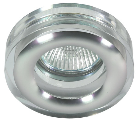 OPRAWA STROPOWA DEKORACYJNA OKRĄGŁA SK-81 CH/TR MR16 1X50W CHROM TRANSPARENT Candellux 2227382