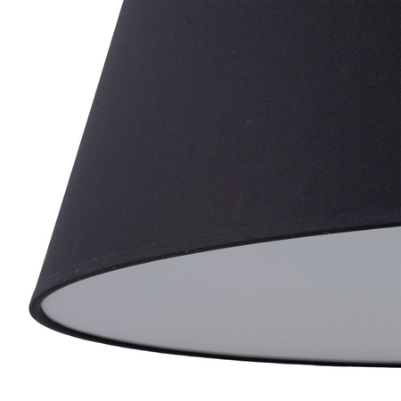 Lampa wisząca czarny materiałowy stożek FORMO BLACK 1xE27 Tk Lighting 11318
