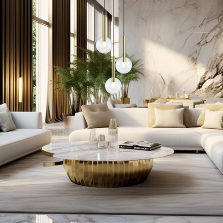 Lampa wisząca potrójna NIKO GOLD Milagro ML0332