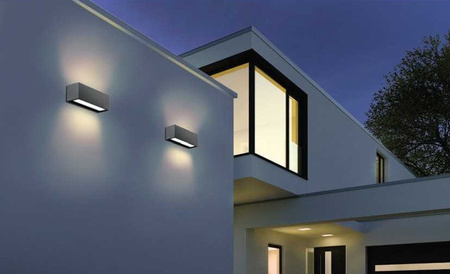 Kinkiet zewnętrzny VENTA DARK GREY IP54 Azzardo AZ4351