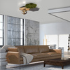 Lampa sufitowa z naturalnym mchem i drewnem 1xG9 GREEN HEX Just Light 15199-70