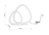 Beżowa lampka stołowa HURON LED 3000K Zuma Line 250015T2-BE