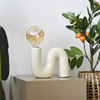 Lampka biurkowa ceramiczna vanilla POP SERPENT LX24801
