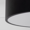 Plafon czarny do łazienki 40cm LIVO BLACK M IP54 3xE27 Tk Lighting 10986
