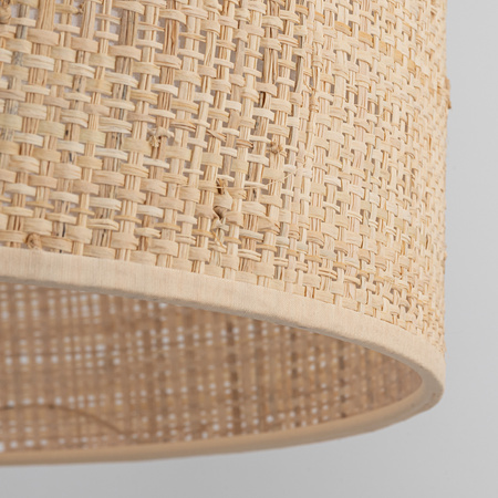Lampa wisząca o średnicy 38cm z rafii w stylu boho 1xE27 CALMA Tk Lighting 11601