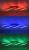 Lampa sufitowa LOLAsmart-SWING LED RGB Leuchten Direkt 11993-55 sterowana pilotem